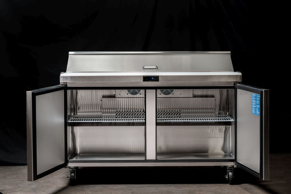 Atosa 2 Door Sandwich Prep Table Refrigerator 1530 Mm MSF8303
