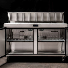 Atosa 2 Door Sandwich Prep Table Refrigerator 1530 Mm MSF8303