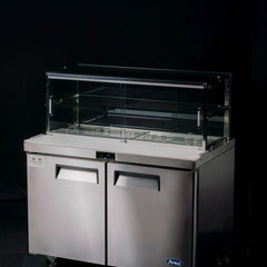 Atosa 2 Door Sandwich Bar With Glass Canopy 1225Mm MSF8302G