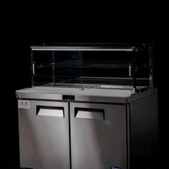 Atosa 2 Door Sandwich Bar With Glass Canopy 1225Mm MSF8302G
