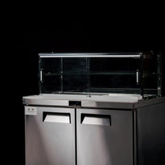 Atosa 2 Door Sandwich Bar With Glass Canopy 1225Mm MSF8302G