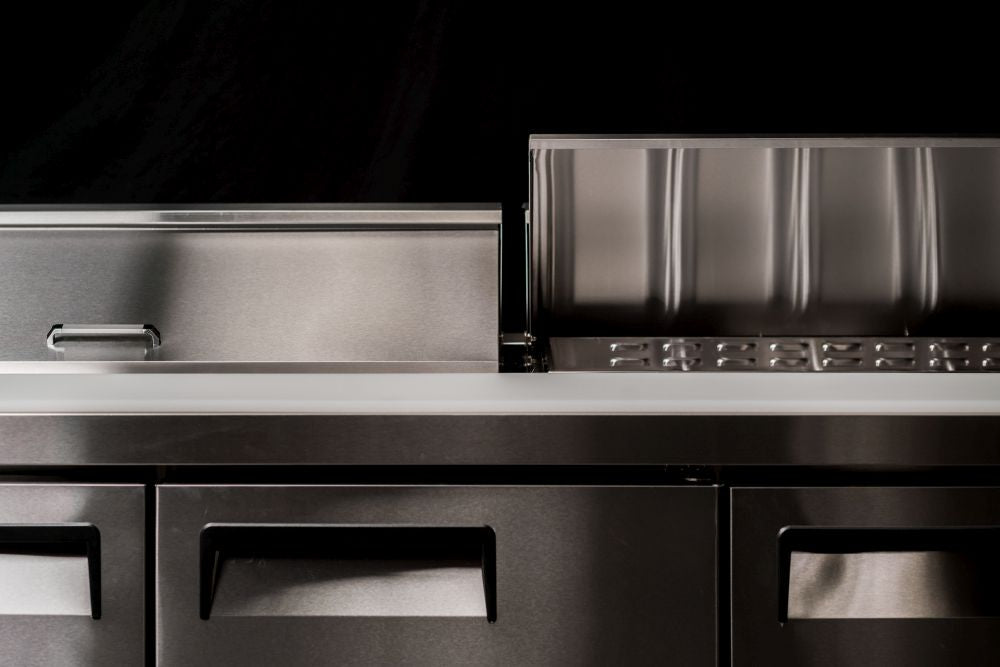 Atosa Three Door Sandwich Prep Table Refrigerator MSF8304