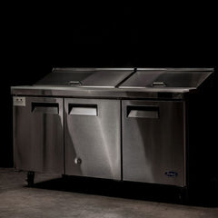 Atosa Three Door Sandwich Prep Table Refrigerator MSF8304