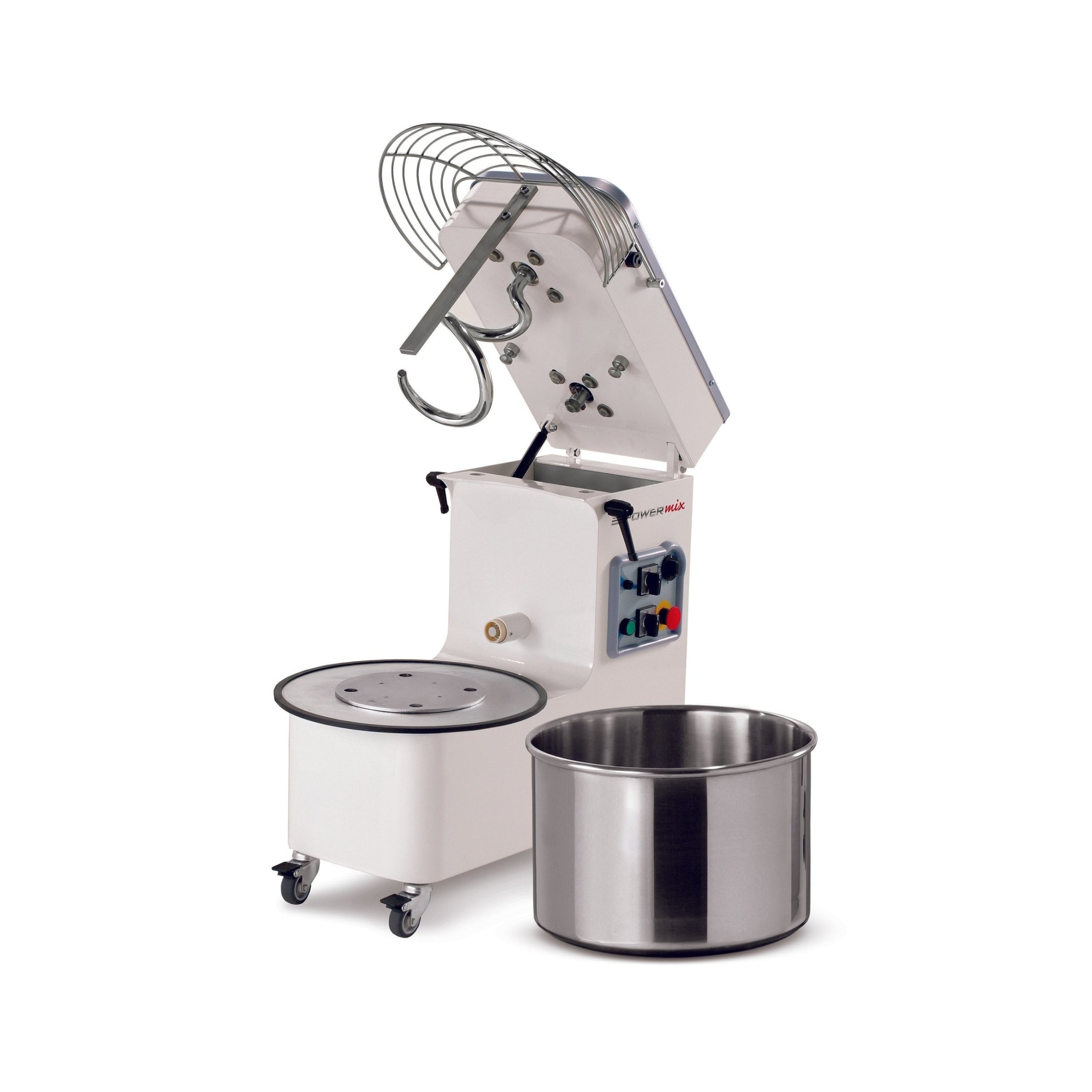 Mecnosud Spiral Mixer - Tilting Head Removable Bowl Dual Speed
