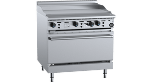 B+S Black Oven with 900mm Grill Plate LPG