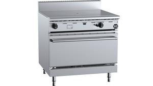 B+S Black Oven with 900mm Target Top Natural Gas