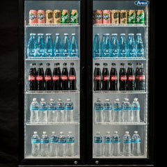 Atosa Double Glass Door Mounted Refrigerator P1000WB-A
