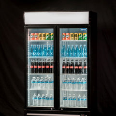 Atosa Double Glass Door Mounted Refrigerator P1000WB-A