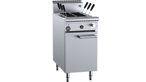 B+S Black Pasta Cooker 6 Baskets Natural Gas