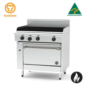 Goldstein Gas Gas Range, 914 X 510 mm BBQ, 28'' Gas Static Oven PF36Q28-X