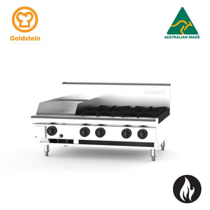 Goldstein Gas 4 Burnners, 305 X 520 X 20 mm Griddle PFB12G4-X