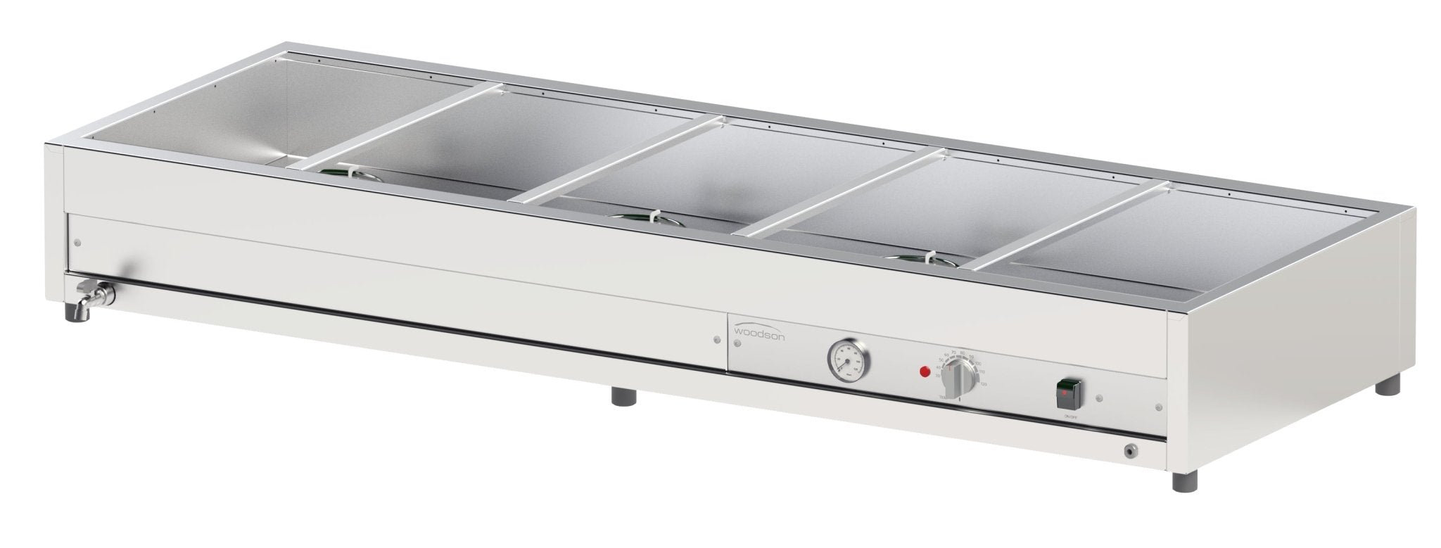 Woodson 2 row 5 bay Large Bain Marie W.BMA25