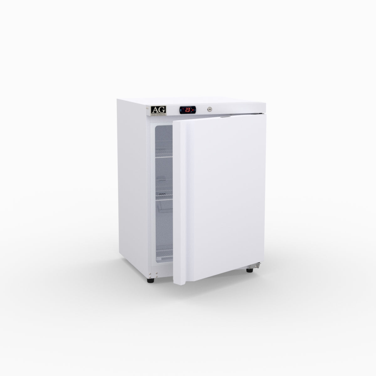 AG Equipment 200L Underbench Single Door Ventilated Fridge AG-R200V