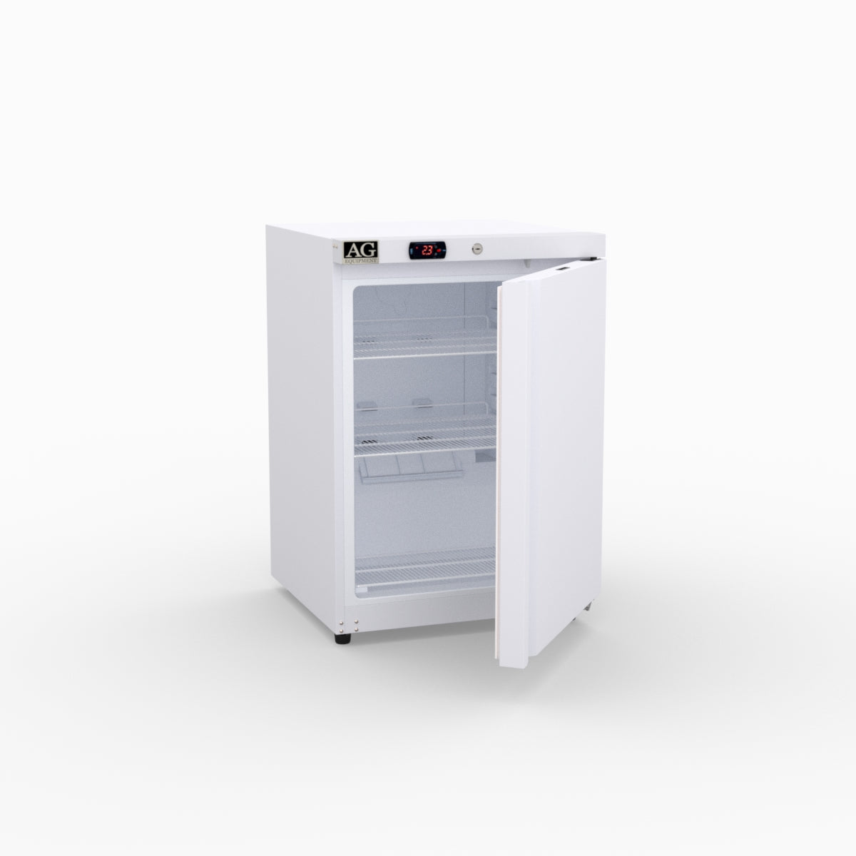 AG Equipment 200L Underbench Single Door Ventilated Fridge AG-R200V