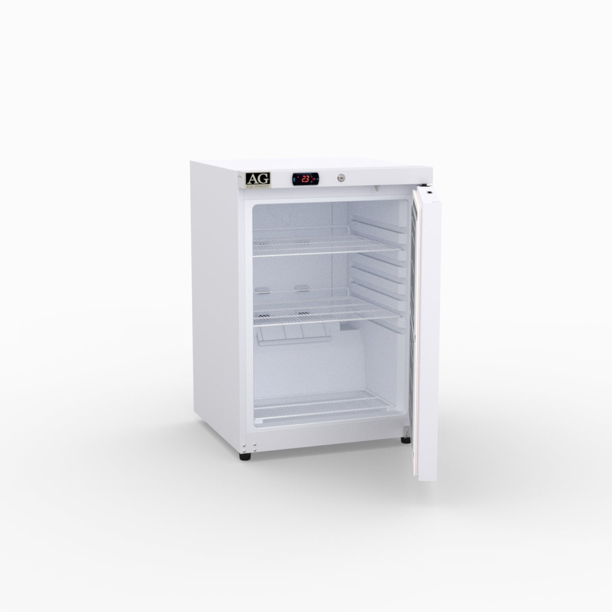 AG Equipment 200L Underbench Single Door Ventilated Fridge AG-R200V