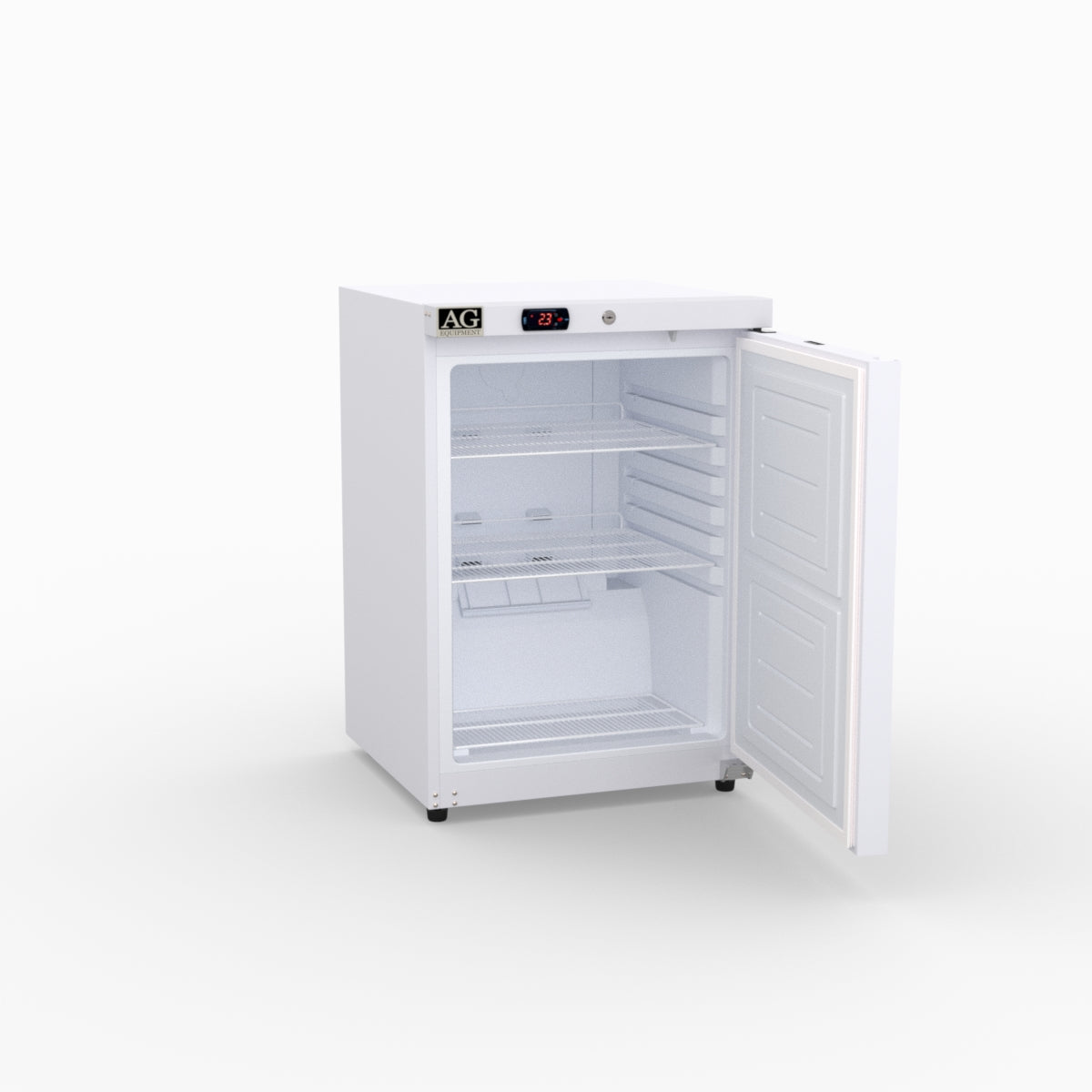 AG Equipment 200L Underbench Single Door Ventilated Fridge AG-R200V