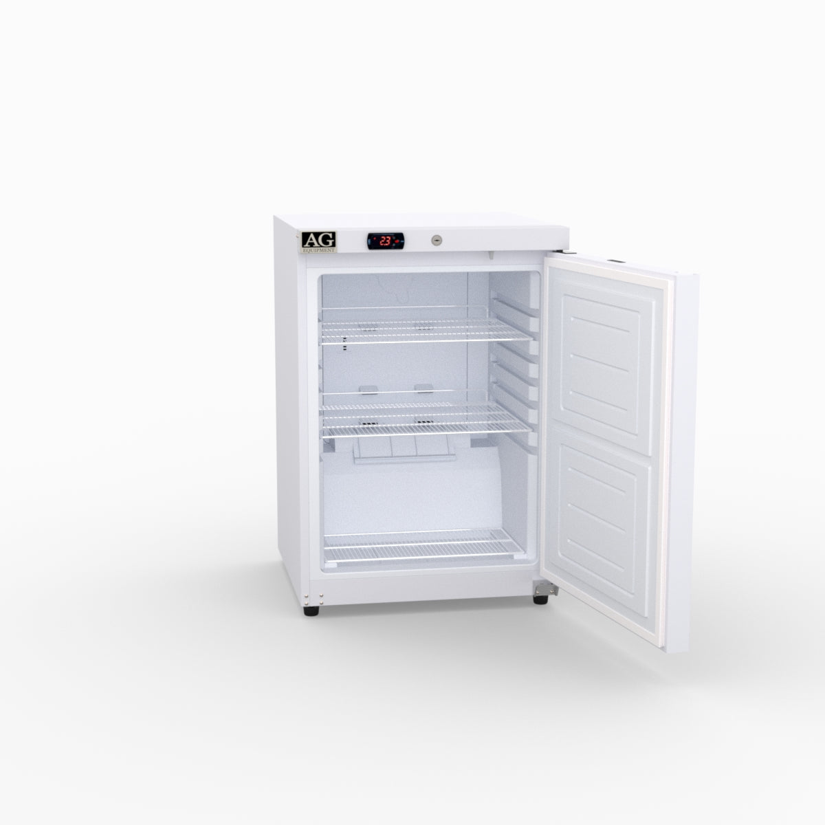 AG Equipment 200L Underbench Single Door Ventilated Fridge AG-R200V