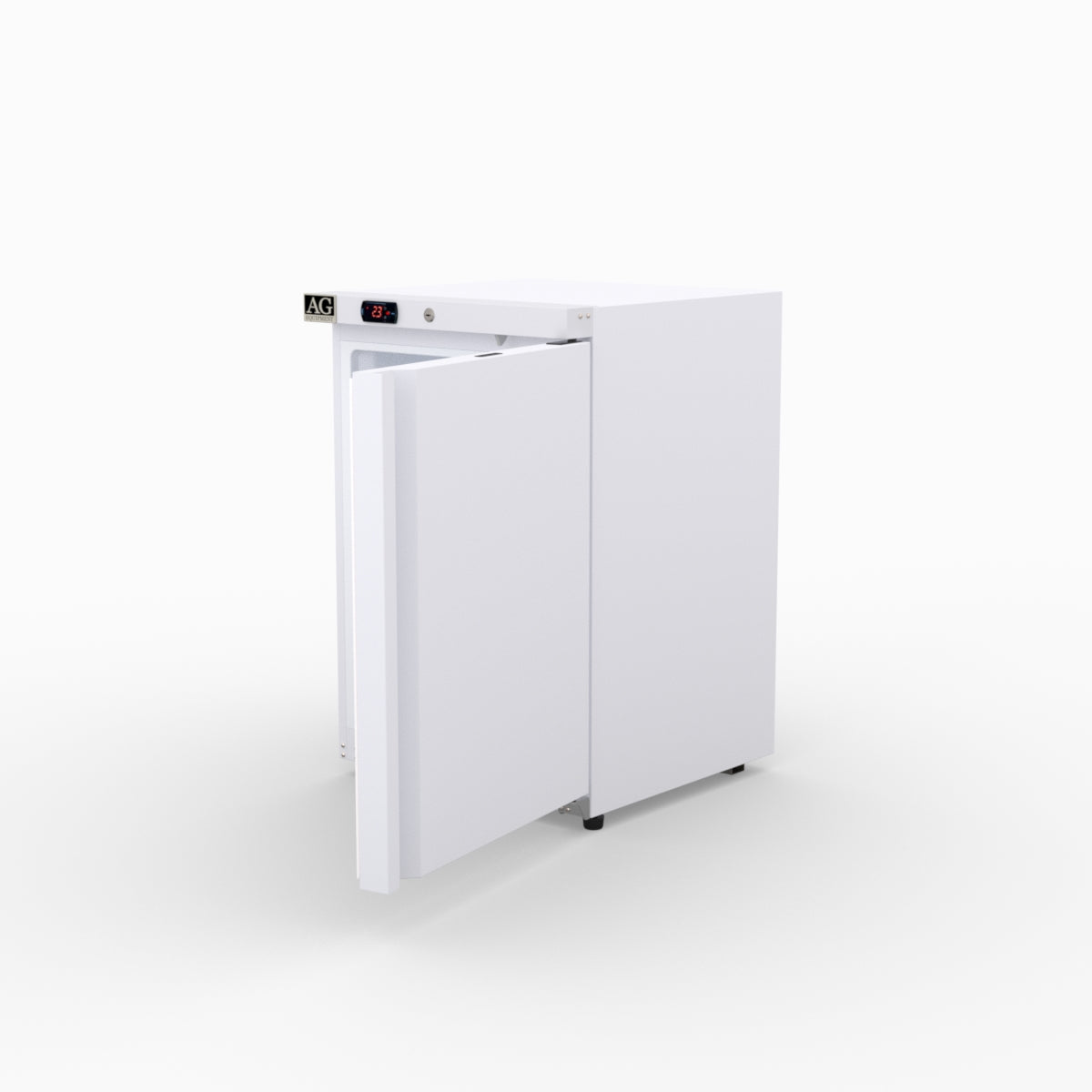 AG Equipment 200L Underbench Single Door Ventilated Fridge AG-R200V