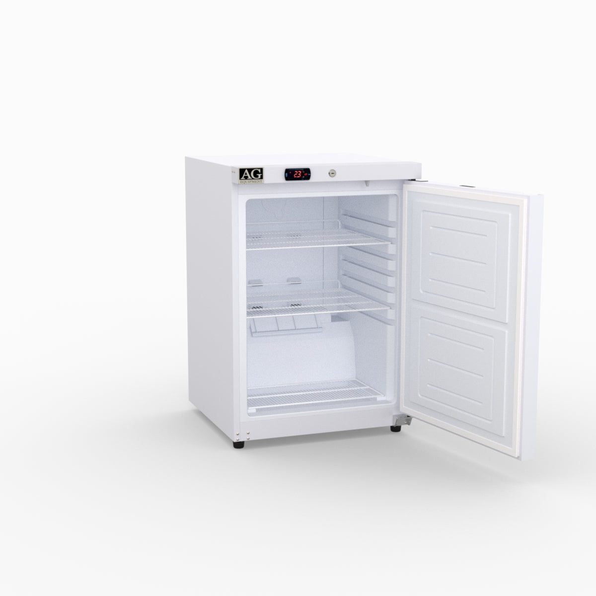 AG Equipment 200L Underbench Single Door Ventilated Fridge AG-R200V