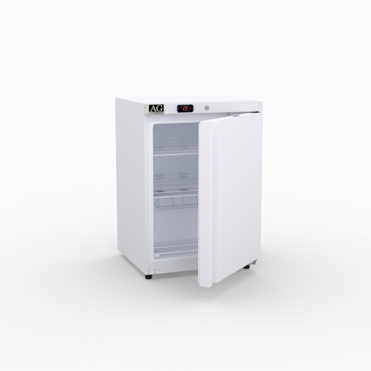 AG Equipment 200L Underbench Single Door Ventilated Fridge AG-R200V