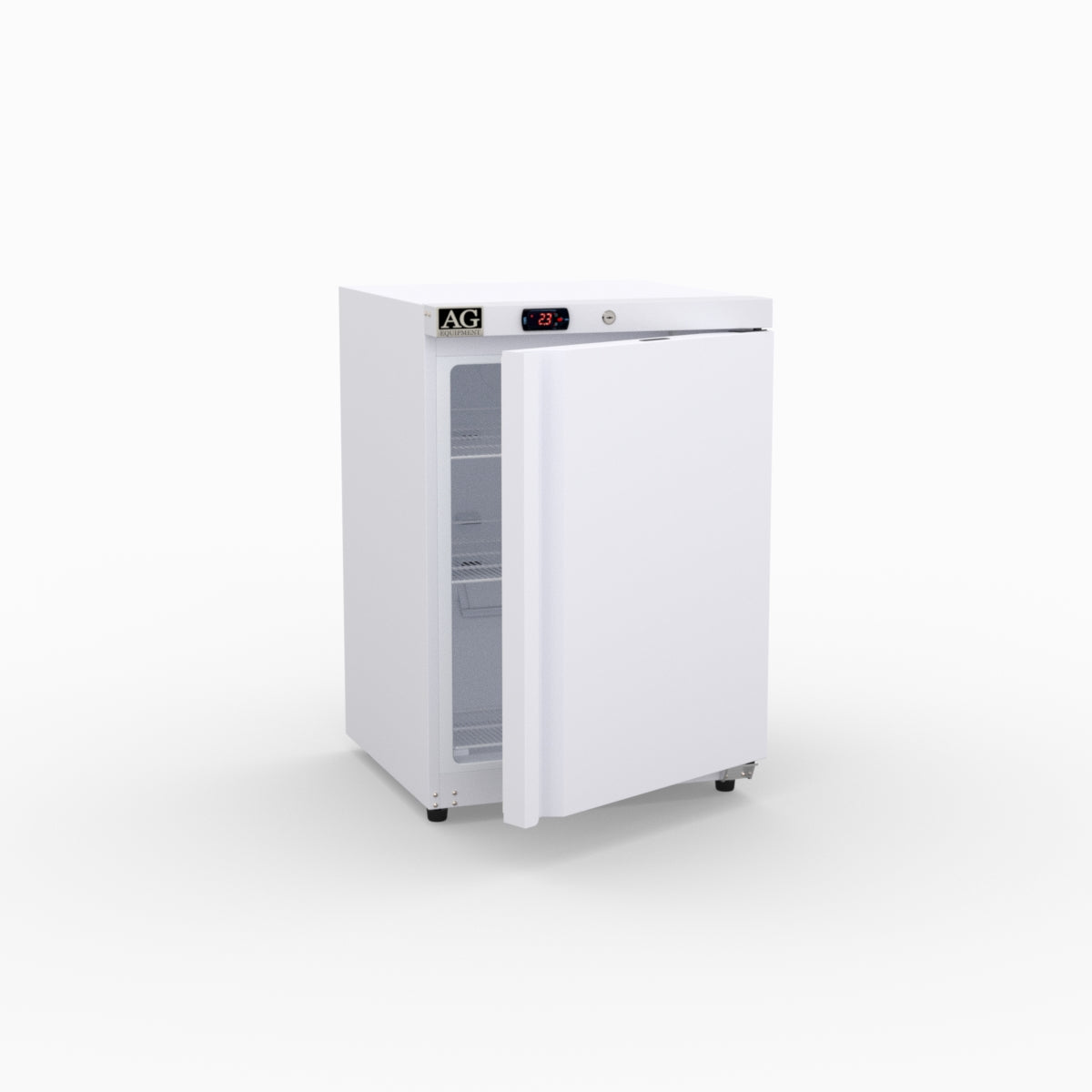 AG Equipment 200L Underbench Single Door Ventilated Fridge AG-R200V