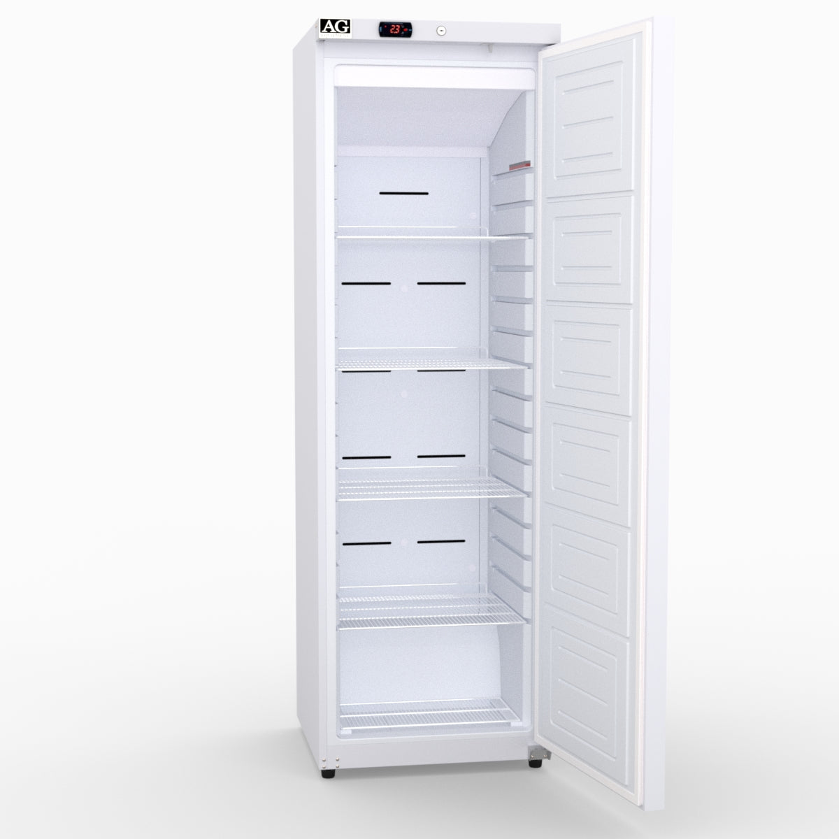 AG Equipment 400L Upright Single Door Ventilated Fridge AG-R400V
