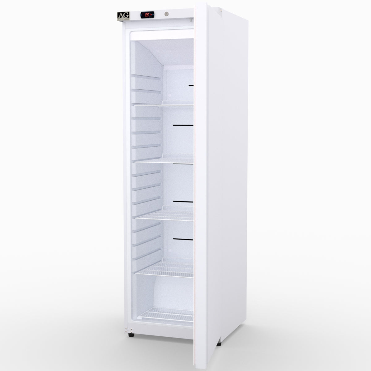 AG Equipment 400L Upright Single Door Ventilated Fridge AG-R400V