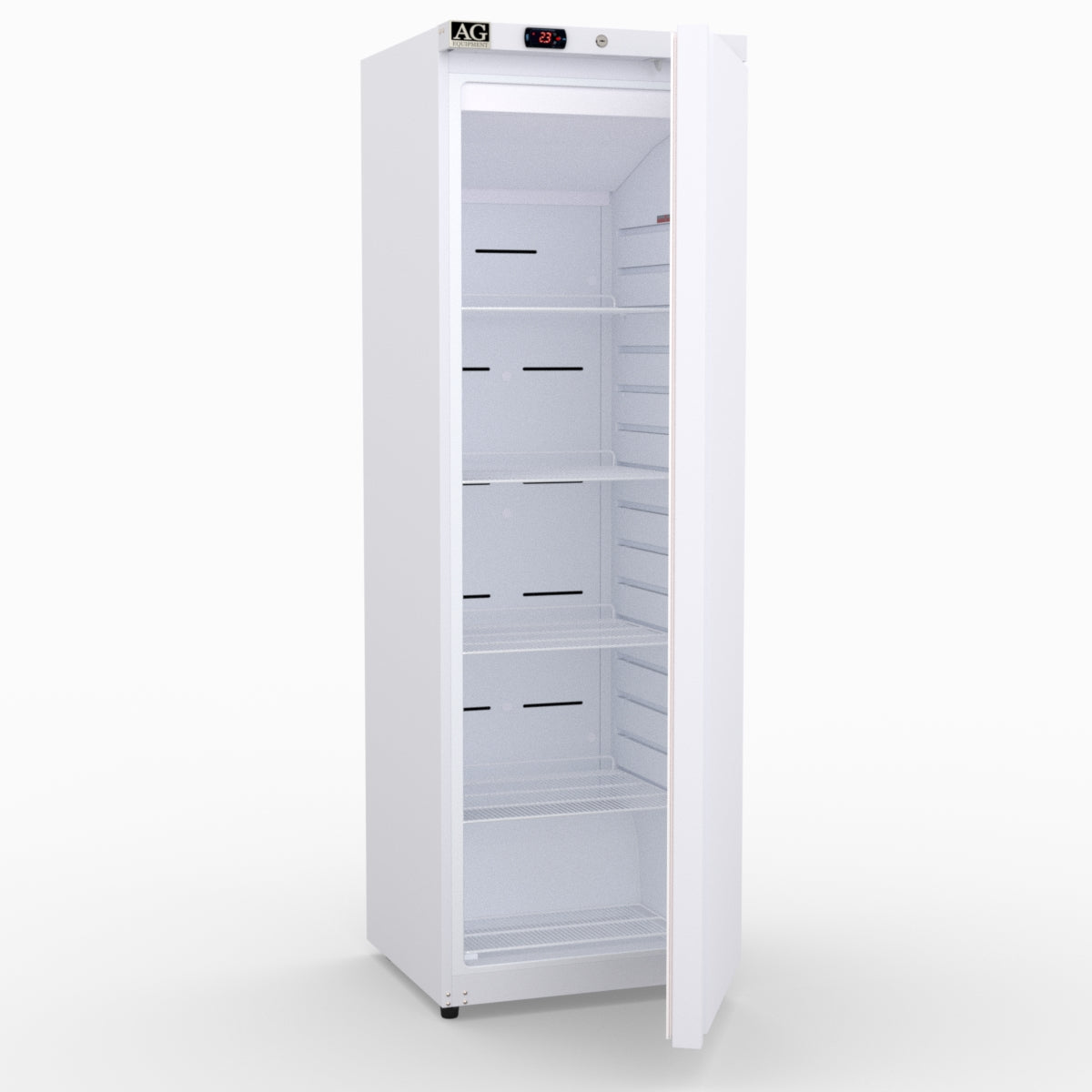 AG Equipment 400L Upright Single Door Ventilated Fridge AG-R400V