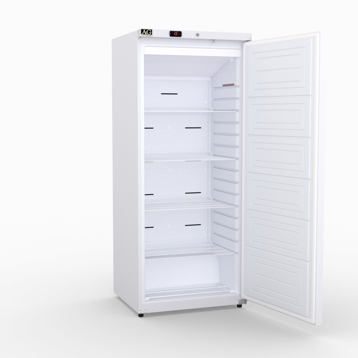 AG Equipment 600L Upright Single Door Ventilated Fridge AG-R600V