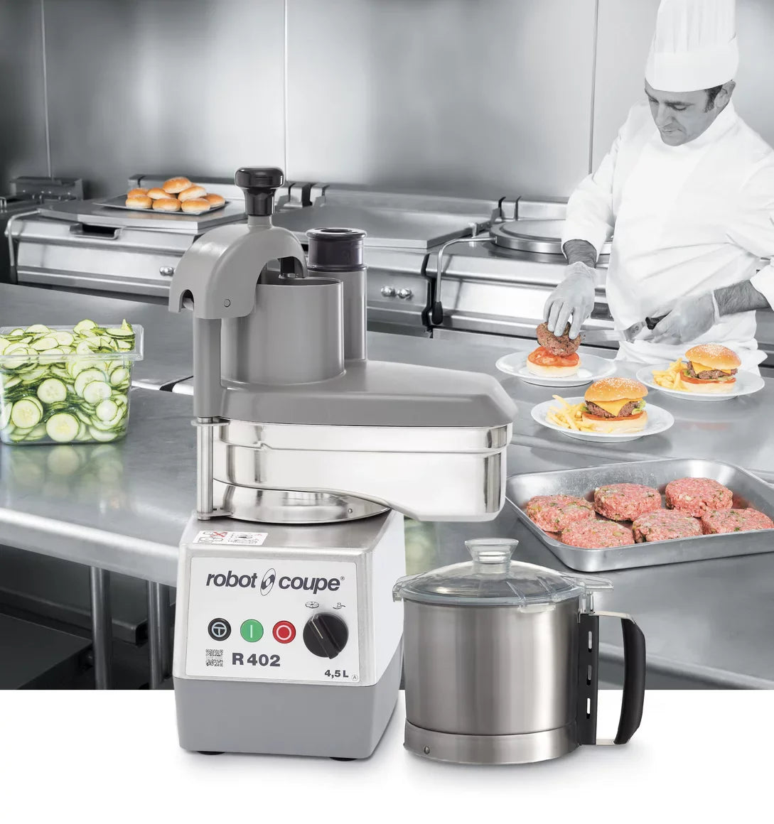 Robot Coupe R402 V.V. Food Processor Cutter/Vegetable Slicer