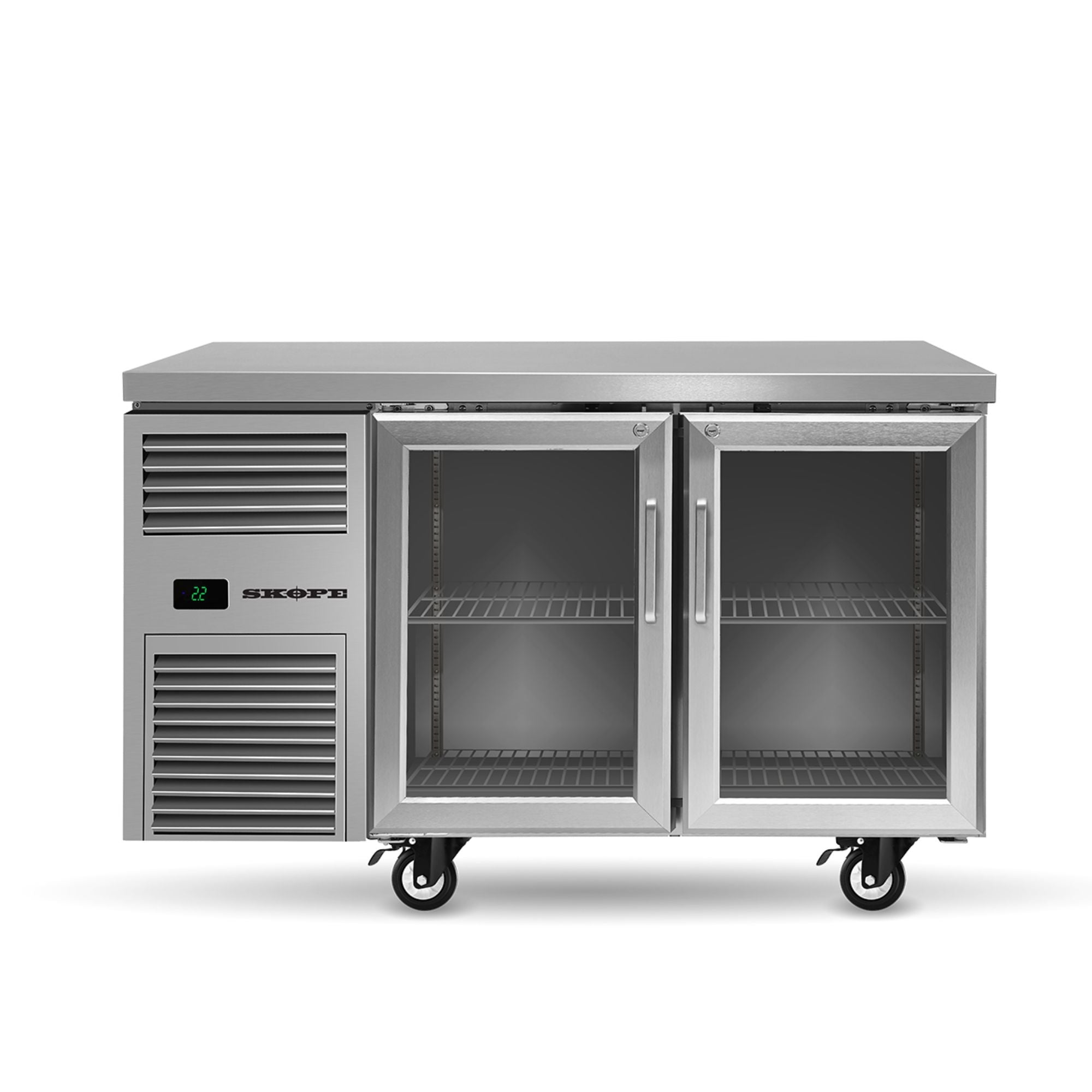 Skope ReFlex 2 Glass Door Underbench GN 1/1 Compatible Fridge RF7.UBR.2.GD