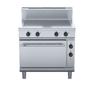 Waldorf 800 Series RN8114EC - 900mm Electric Solid Top Convection Oven Range