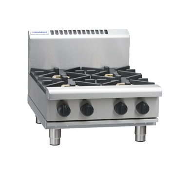Waldorf 800 Series RNL8406G-B - 600mm Gas Cooktop Low Back Version – Bench Model