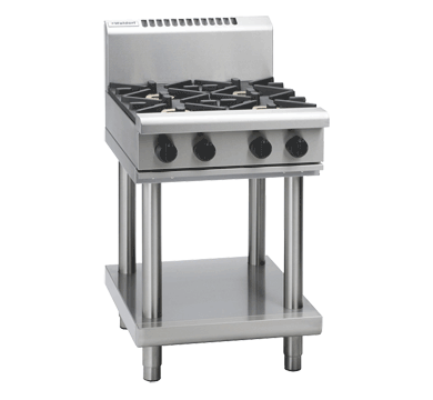 Waldorf 800 Series RNL8406G-LS - 600mm Gas Cooktop Low Back Version – Leg Stand