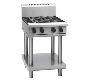 Waldorf 800 Series RNL8406G-LS - 600mm Gas Cooktop Low Back Version – Leg Stand