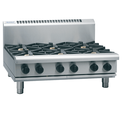 Waldorf 800 Series RNL8600G-B - 900mm Gas Cooktop Low Back Version – Bench Model