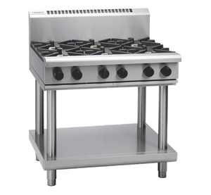 Waldorf 800 Series RNL8609G-LS - 900mm Gas Cooktop Low Back Version – Leg Stand