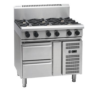 Waldorf 800 Series RNL8600G-RB - 900mm Gas Cooktop Low Back Version – Refrigerated Base