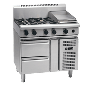 Waldorf 800 Series RN8603G-RB - 900mm Gas Cooktop – Refrigerated Base