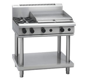 Waldorf 800 Series RNL8606G-LS - 900mm Gas Cooktop Low Back Version – Leg Stand