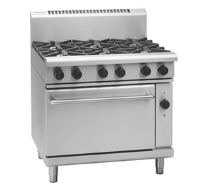 Waldorf 800 Series RN8610GEC - 900mm Gas Range Electric Convection Oven