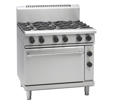 Waldorf 800 Series RNL8610GE - 900mm Gas Range Electric Static Oven Low Back Version