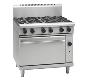 Waldorf 800 Series RNL8619G - 900mm Gas Range Static Oven Low Back Version