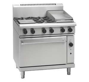 Waldorf 800 Series RNL8613GC - 900mm Gas Range Convection Oven Low Back Version