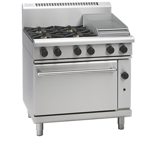 Waldorf 800 Series RN8613G - 900mm Gas Range Static Oven