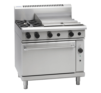 Waldorf 800 Series RNL8616GC - 900mm Gas Range Convection Oven Low Back Version