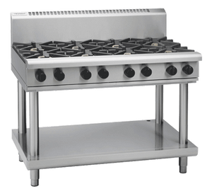 Waldorf 800 Series RNL8800G-LS - 1200mm Gas Cooktop Low Back Version – Leg Stand