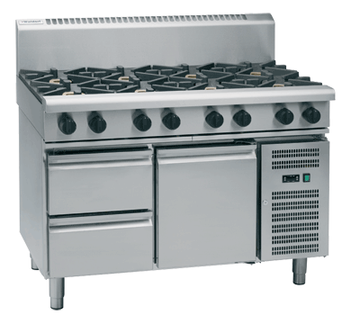 Waldorf 800 Series RNL8803G-RB - 1200mm Gas Cooktop Low Back Version – Refrigerated Base