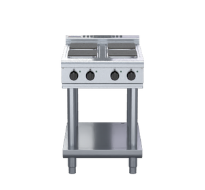 Waldorf 800 Series RNL8400SE-LS- 600mm Electric Cooktop Sealed Hobs Low Back Version - Leg Stand