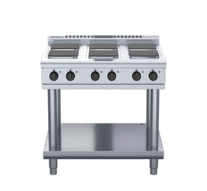 Waldorf 800 Series RNL8600SE-LS - 900mm Electric Cooktop Sealed Hobs Low Back Version - Leg Stand